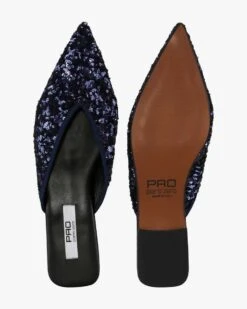 Mules Blau -Damenmodegeschäft 00784850 003 5