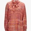 Seidenbluse Rot 1 Seidenbluse Rot -Damenmodegeschäft 00784943 001 1