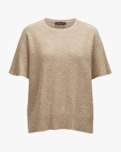 Strickshirt Taupe