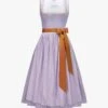 Midi-Dirndl Mit Seidenschürze Violett -Damenmodegeschäft 00785265 001 1
