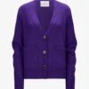 Danni Cashmere-Strickjacke Violett -Damenmodegeschäft 00785395 003 1
