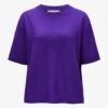 Cila Cashmere-Strickshirt Violett -Damenmodegeschäft 00785438 002 1