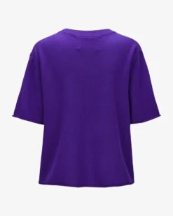 Cila Cashmere-Strickshirt Violett -Damenmodegeschäft 00785438 002 2