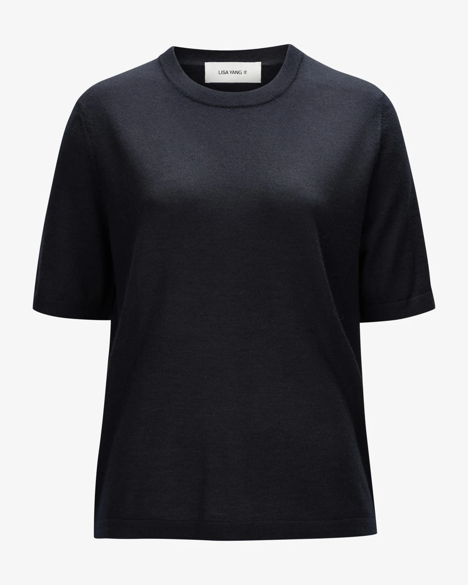 Julia Cashmere-Strickshirt Blau 3 Julia Cashmere-Strickshirt Blau