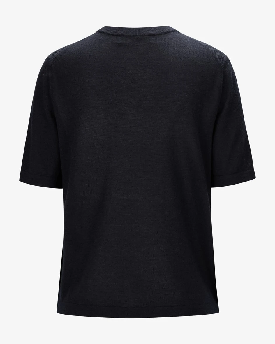 Julia Cashmere-Strickshirt Blau 4 Julia Cashmere-Strickshirt Blau – Bild 2