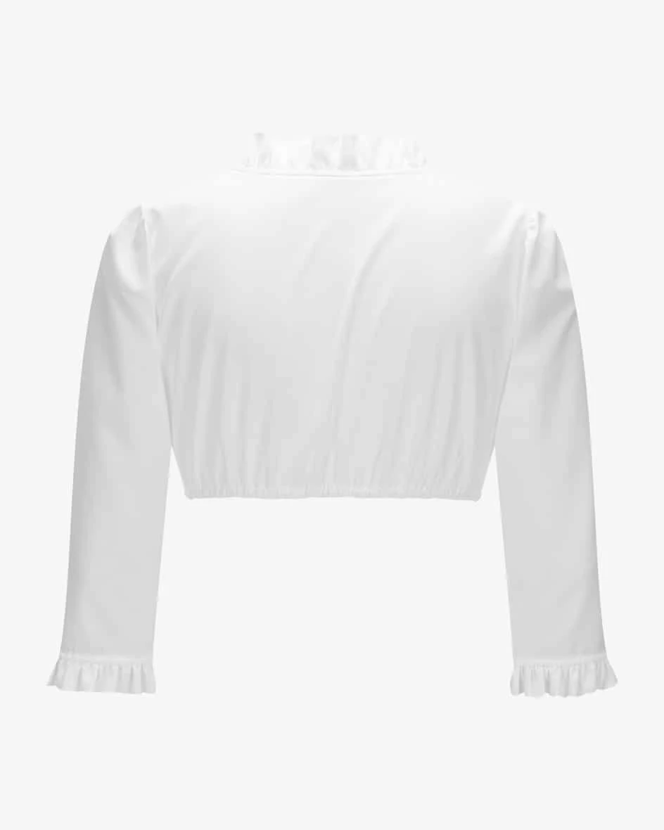 Graciella Dirndlbluse Weiß 4 Graciella Dirndlbluse Weiß – Bild 2