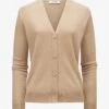 Cashmere-Strickjacke Beige 1 Cashmere-Strickjacke Beige -Damenmodegeschäft 00785862 002 1