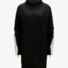 X ELLE Chiana Cashmere-Strickkleid Schwarz