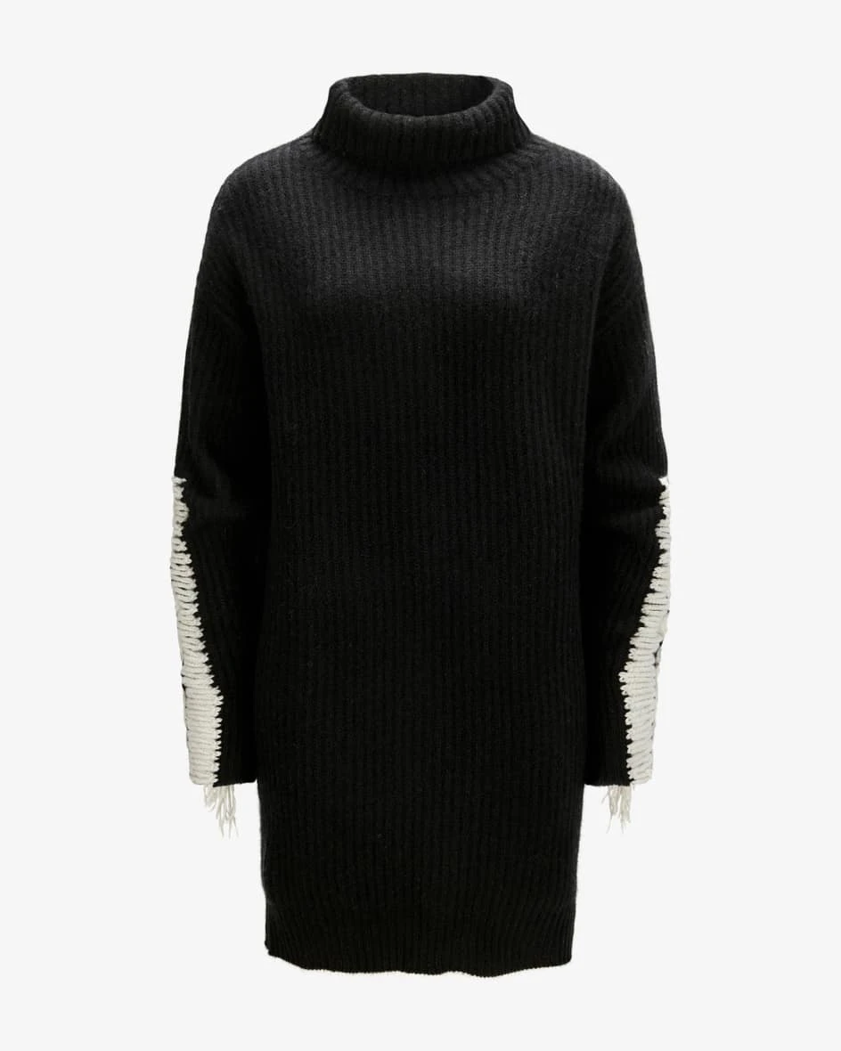 X ELLE Chiana Cashmere-Strickkleid Schwarz 3 X ELLE Chiana Cashmere-Strickkleid Schwarz