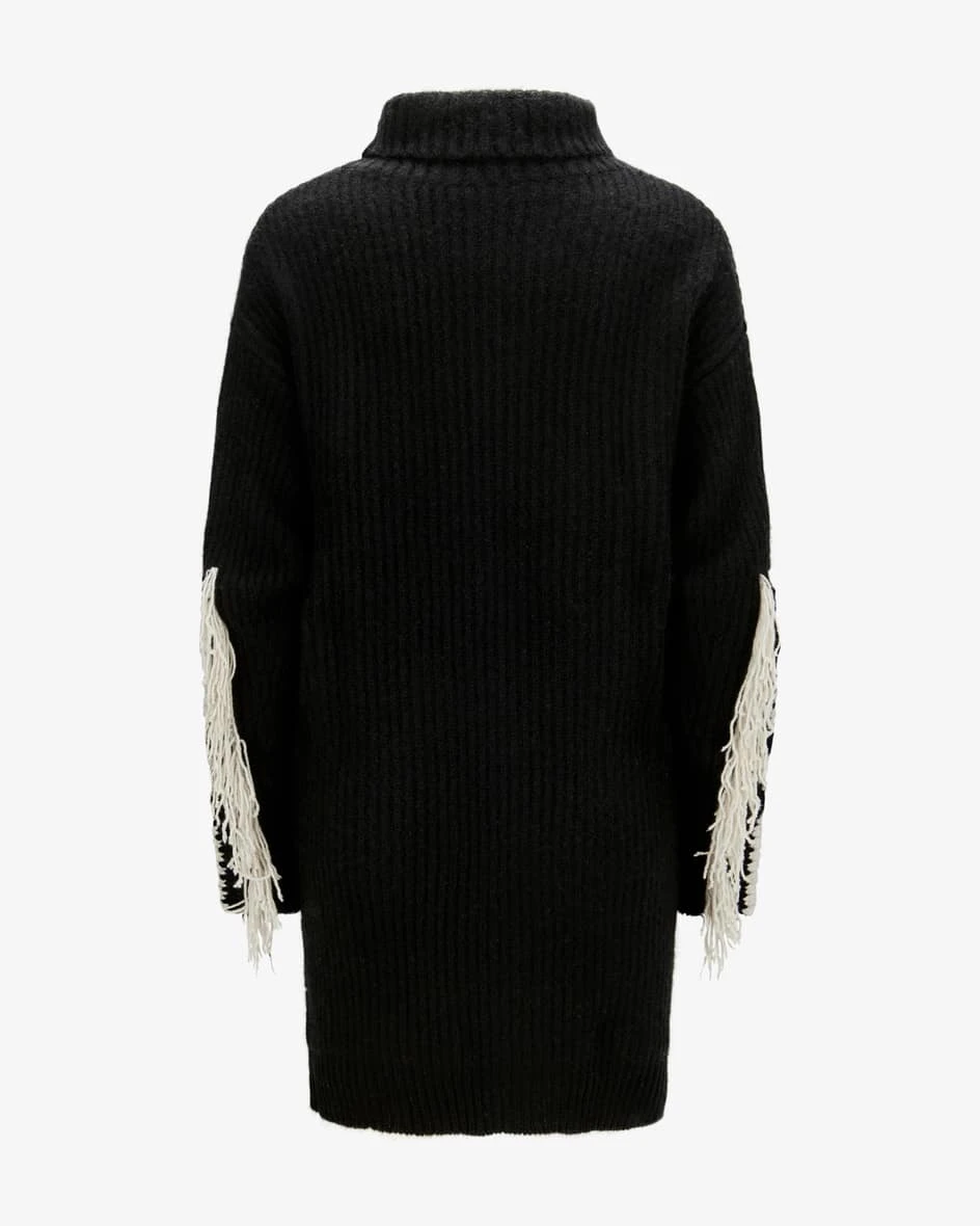 X ELLE Chiana Cashmere-Strickkleid Schwarz 4 X ELLE Chiana Cashmere-Strickkleid Schwarz – Bild 2