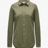 Cordbluse Oliv -Damenmodegeschäft 00785918 004 1