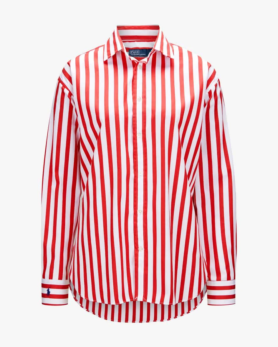 Hemdbluse Rot 3 Hemdbluse Rot