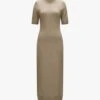 Sodalia Maxi-Strickkleid Taupe 1 Sodalia Maxi-Strickkleid Taupe -Damenmodegeschäft 00786388 001 1