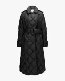 Cozy Coolness Daunenmantel Schwarz