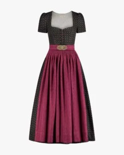 Evi Dirndl Lang Mit Schürze Schwarz -Damenmodegeschäft 00787321 001 2