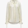 Seidenbluse Creme