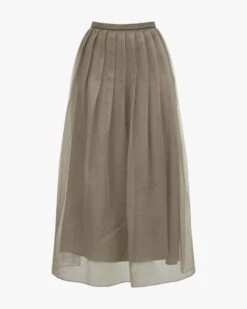 Seidenrock Taupe