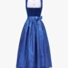 Bettina Dirndl Lang Mit Seidenschürze Blau -Damenmodegeschäft 00787972 002 1