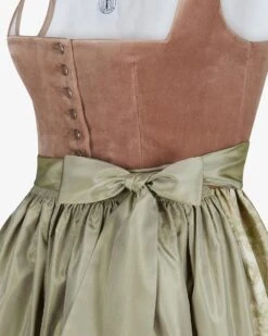 Britt Midi-Dirndl Mit Seidenschürze Rosa -Damenmodegeschäft 00787980 001 3