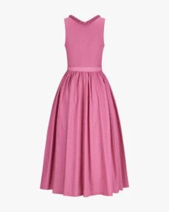 Ivette Dirndl Lang Mit Schürze Pink -Damenmodegeschäft 00788003 003 2