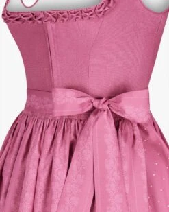 Ivette Dirndl Lang Mit Schürze Pink -Damenmodegeschäft 00788003 003 3