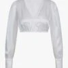 Seiden-Dirndlbluse Weiß -Damenmodegeschäft 00788136 001 1