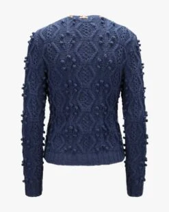 Finny Trachten-Strickjacke Blau -Damenmodegeschäft 00788176 001 2