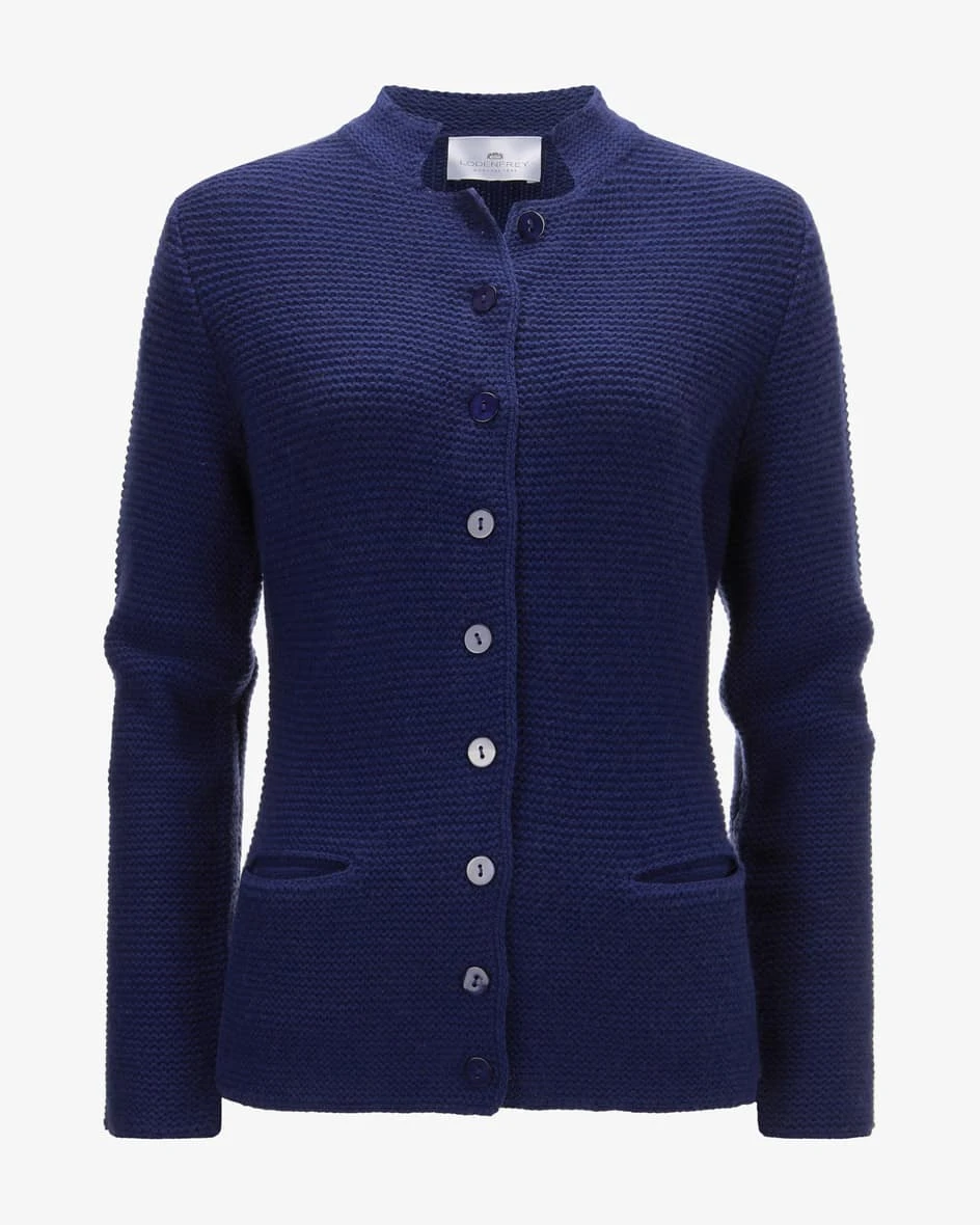 Stuttgart Trachten-Strickjacke Blau 3 Stuttgart Trachten-Strickjacke Blau