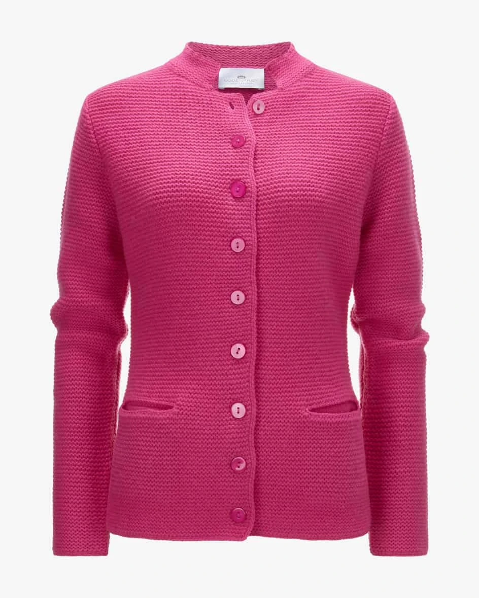 Stuttgart Trachten-Strickjacke Pink 3 Stuttgart Trachten-Strickjacke Pink