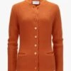 Stuttgart Trachten-Strickjacke Orange