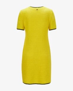 Strickkleid Gelb -Damenmodegeschäft 00788386 001 2