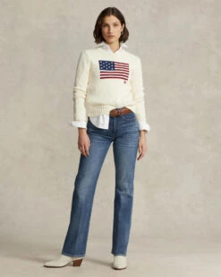 The Straight Jeans Blau -Damenmodegeschäft 00788456 001 3