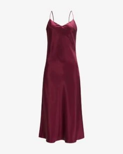 Seidenkleid Rot