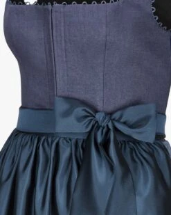 X LODENFREY Gaby Dirndl Lang Mit Schürze Blau -Damenmodegeschäft 00788624 001 3
