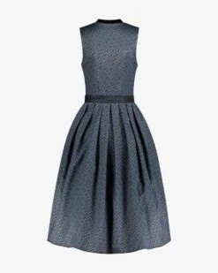 Hanna Midi-Dirndl Mit Schürze Blau -Damenmodegeschäft 00788758 001 2