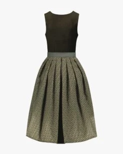 Enola Midi-Dirndl Mit Schürze Oliv -Damenmodegeschäft 00788773 001 2