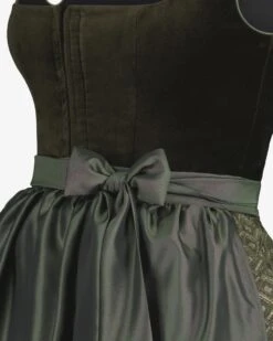 Enola Midi-Dirndl Mit Schürze Oliv -Damenmodegeschäft 00788773 001 3