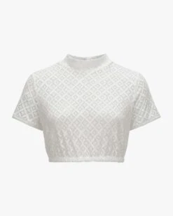 Inga Dirndbluse Weiß