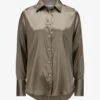 Seiden-Hemdbluse Taupe -Damenmodegeschäft 00788835 001 1