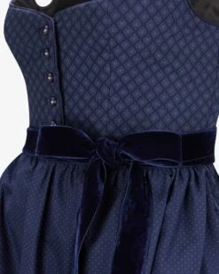 Avila Midi-Dirndl Mit Schürze Blau -Damenmodegeschäft 00788896 002 3