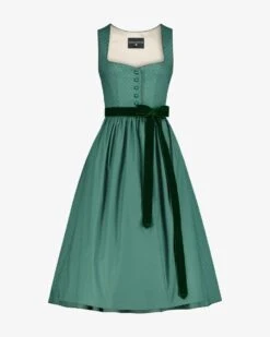 Avila Midi-Dirndl Mit Schürze Grün