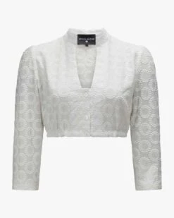 Sandy Dirndlbluse Weiß