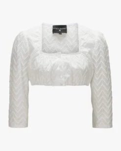 Kate Dirndlbluse Weiß