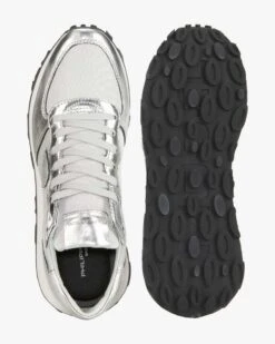 Tropez Haute Sneaker Low Silbern -Damenmodegeschäft 00788926 001 5