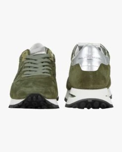 Tropez Haute Sneaker Low Oliv -Damenmodegeschäft 00788926 004 4