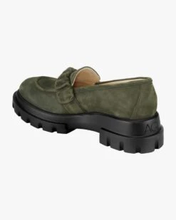Celeste Loafer Oliv -Damenmodegeschäft 00788934 001 31