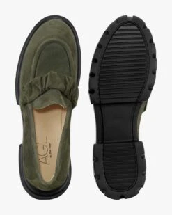 Celeste Loafer Oliv -Damenmodegeschäft 00788934 001 51