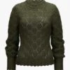 Trachten-Pullover Oliv