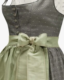Elisabeth Midi-Dirndl Mit Seidenschürze Grau -Damenmodegeschäft 00789112 001 3