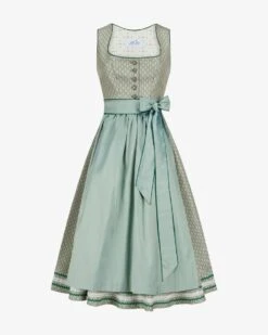 Johanna Midi-Dirndl Mit Seidenschürze Grün